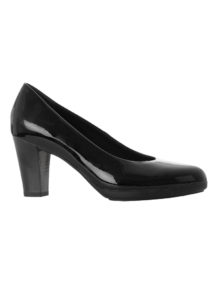 Footsure women's patent court shoe