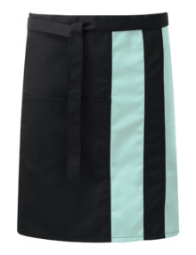 Alexandra contrast waist apron with pocket