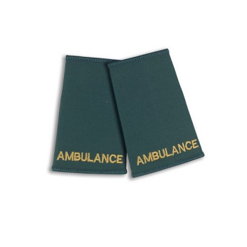 Alexandra ambulance epaulette sliders